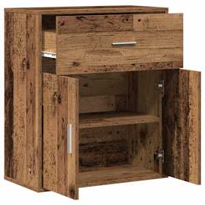 Servírovací skříň Staré dřevo 60 x 31 x 70 cm kompozitní dřevo - obrázek 5
