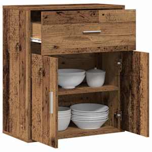 Servírovací skříň Staré dřevo 60 x 31 x 70 cm kompozitní dřevo - obrázek 3