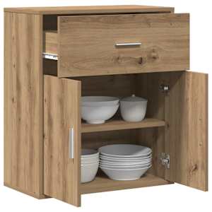 Servírovací skříň se zásuvkou Artisanový dub 60 x 31 x 70 cm - obrázek 3