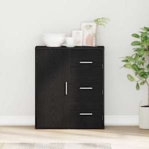 Strani šal Črna Orehovina 60 x 31 x 70 cm Konstruiran les