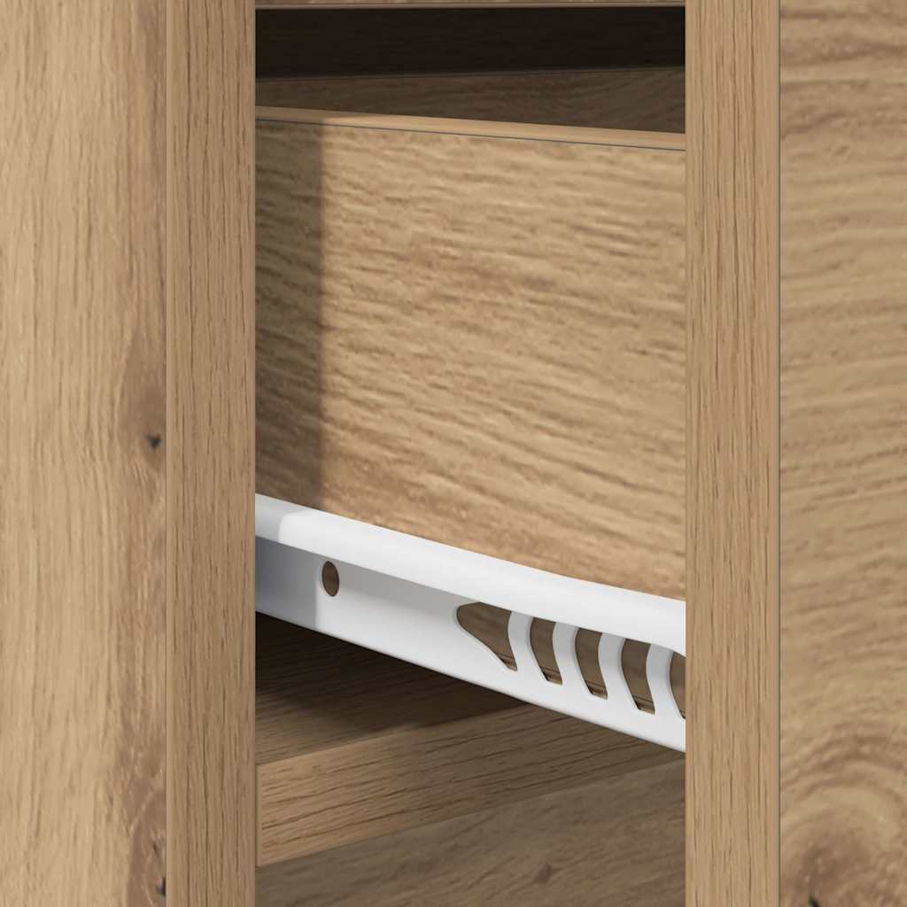 Sestava nábytku do předsíně 4 pcs Umělecký dub kompozitní dřevo - obrázek 14