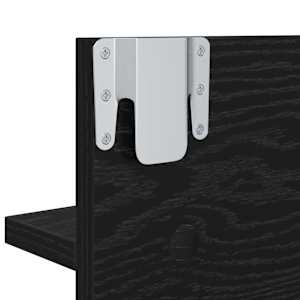 Sestava nábytku do předsíně 4 pcs Černý dub kompozitní dřevo - obrázek 13