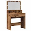 vidaXL Riietumislaud Vana puit 80 x 41 x 134,5 cm Tehispuit