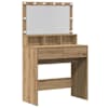 vidaXL Riietumislaud K&auml;sit&ouml;&ouml;puu 80 x 41 x 134,5 cm Tehispuit