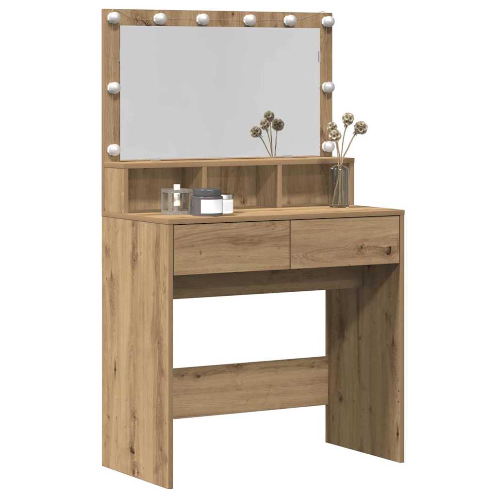 vidaXL Plafondtafel artisanaal eikenkleurig 80 x 41 x 134.5 cm