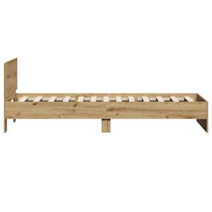 Rám postele s čelo Artisanový dub 75 x 190 cm Kompozitní dřevo - obrázek 6