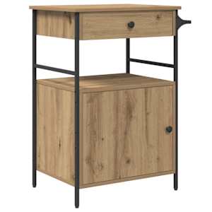 Kuchyňský vozík Artisanový dub 56 x 43 x 89,5 cm - obrázek 6