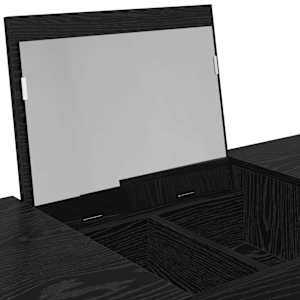 Kosmetický stolek se zásuvkou Černý dub 100 x 45 x 76 cm - obrázek 10