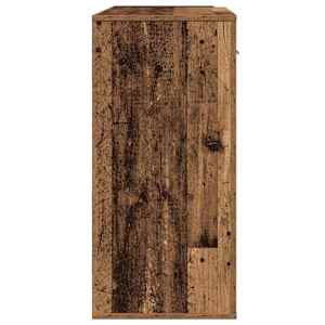 Servírovací skříň Staré dřevo 78 x 38 x 80 cm kompozitní dřevo - obrázek 7