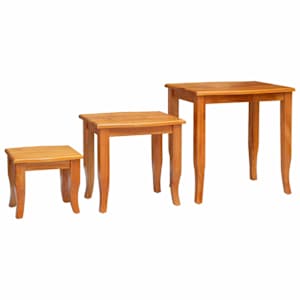 vidaXL Pesakohased k&uuml;lglauad 3 tk Neutraalne 60 x 45 x 60,5 cm