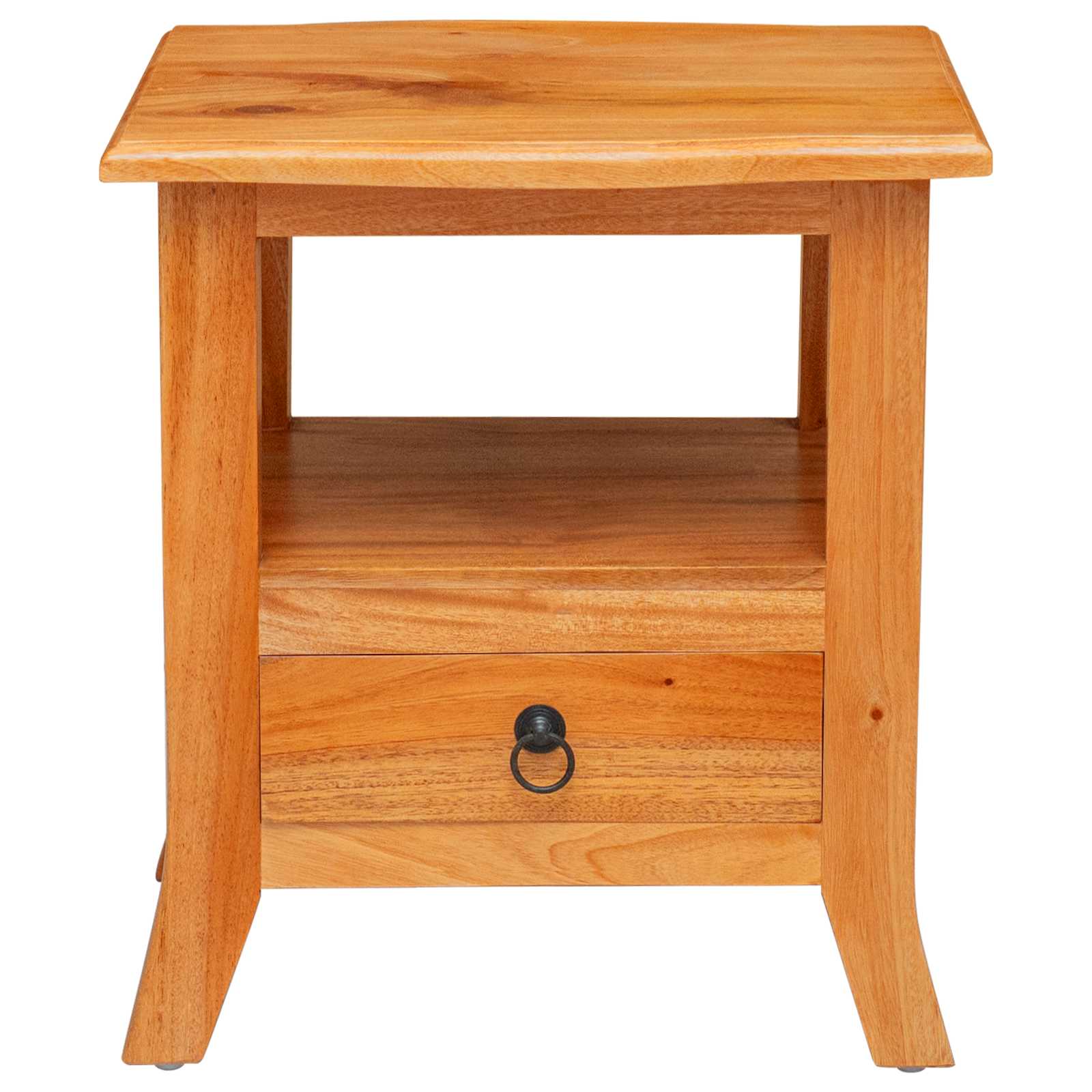 Nachtkastje Naturel 40 x 40 x 45,5 cm Massief Mahoniehout image 5