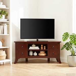 TV omarica Rjava 100 x 40,5 x 46 cm Masivni mahagonijev les