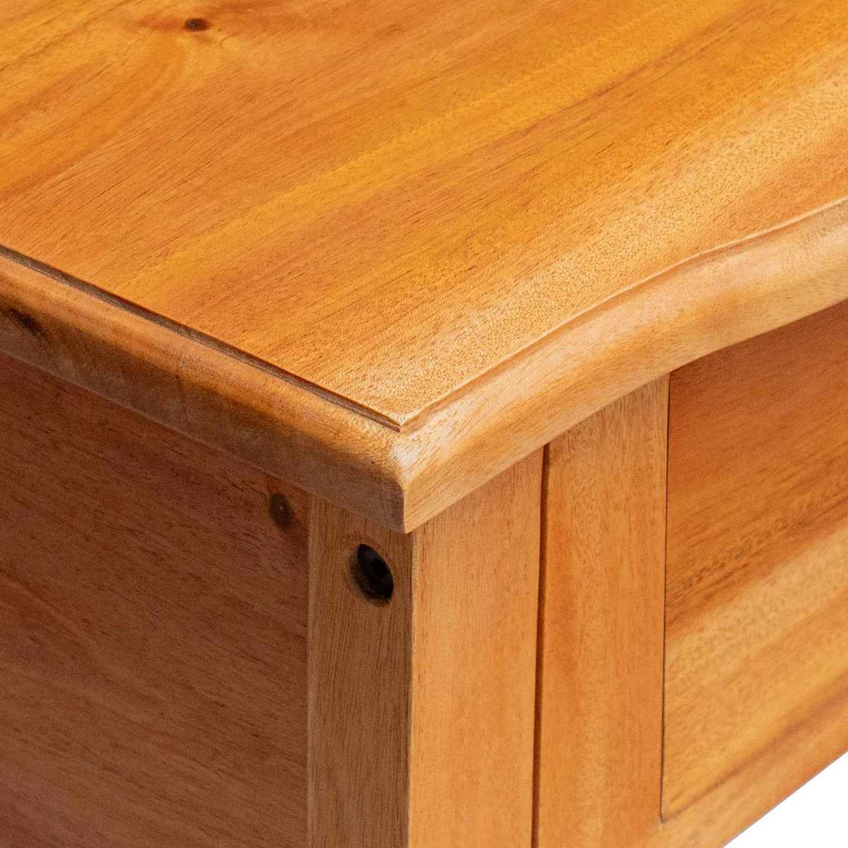 Konsolbord Naturfarvet 50,5 x 30 x 75,5 cm Massiv Mahogni - Billede 9