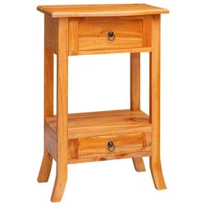 vidaXL Konsoollaud Neutraalne 50,5 x 30 x 75,5 cm Tugev Mahagoni Puit