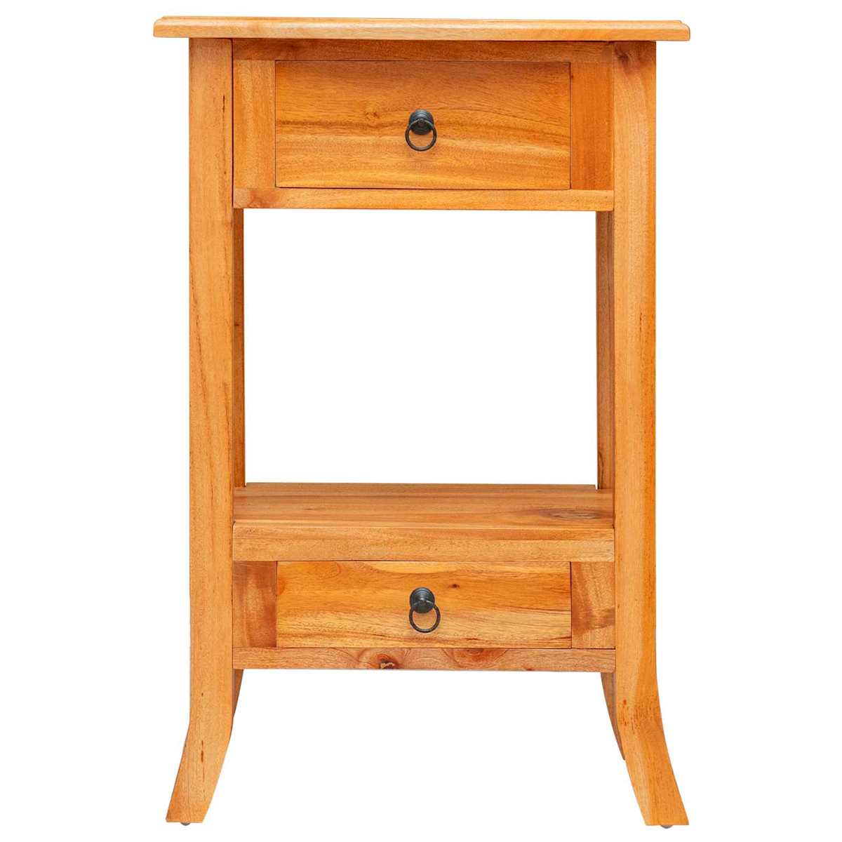 Konsolbord Naturfarvet 50,5 x 30 x 75,5 cm Massiv Mahogni - Billede 5