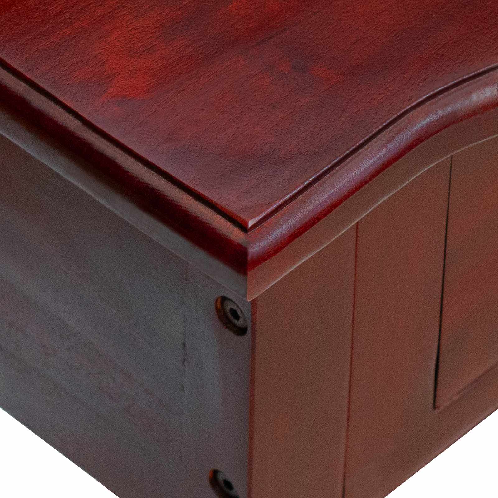 Wandtafel met lade Bruin 50 x 29,5 x 76 cm Massief Mahoniehout image 9