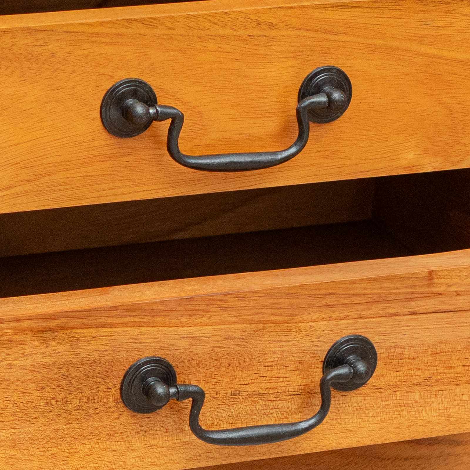 Bijzettafel Naturel 60,5 x 30 x 61 cm Massief Mahoniehout image 9