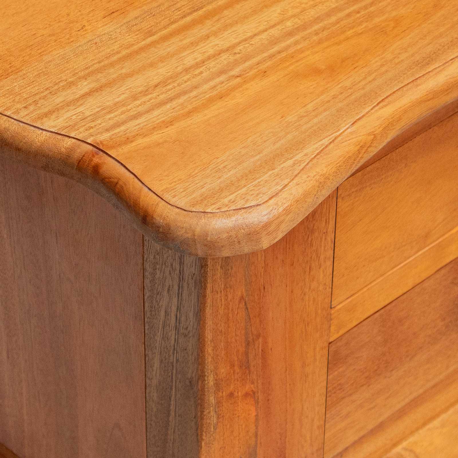 Bijzettafel Naturel 60,5 x 30 x 61 cm Massief Mahoniehout image 10