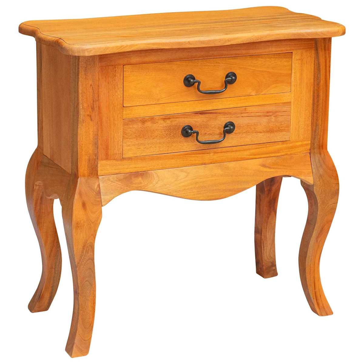 Sidebord Naturfarvet 60,5 x 30 x 61 cm Massiv Mahogni - Billede 2