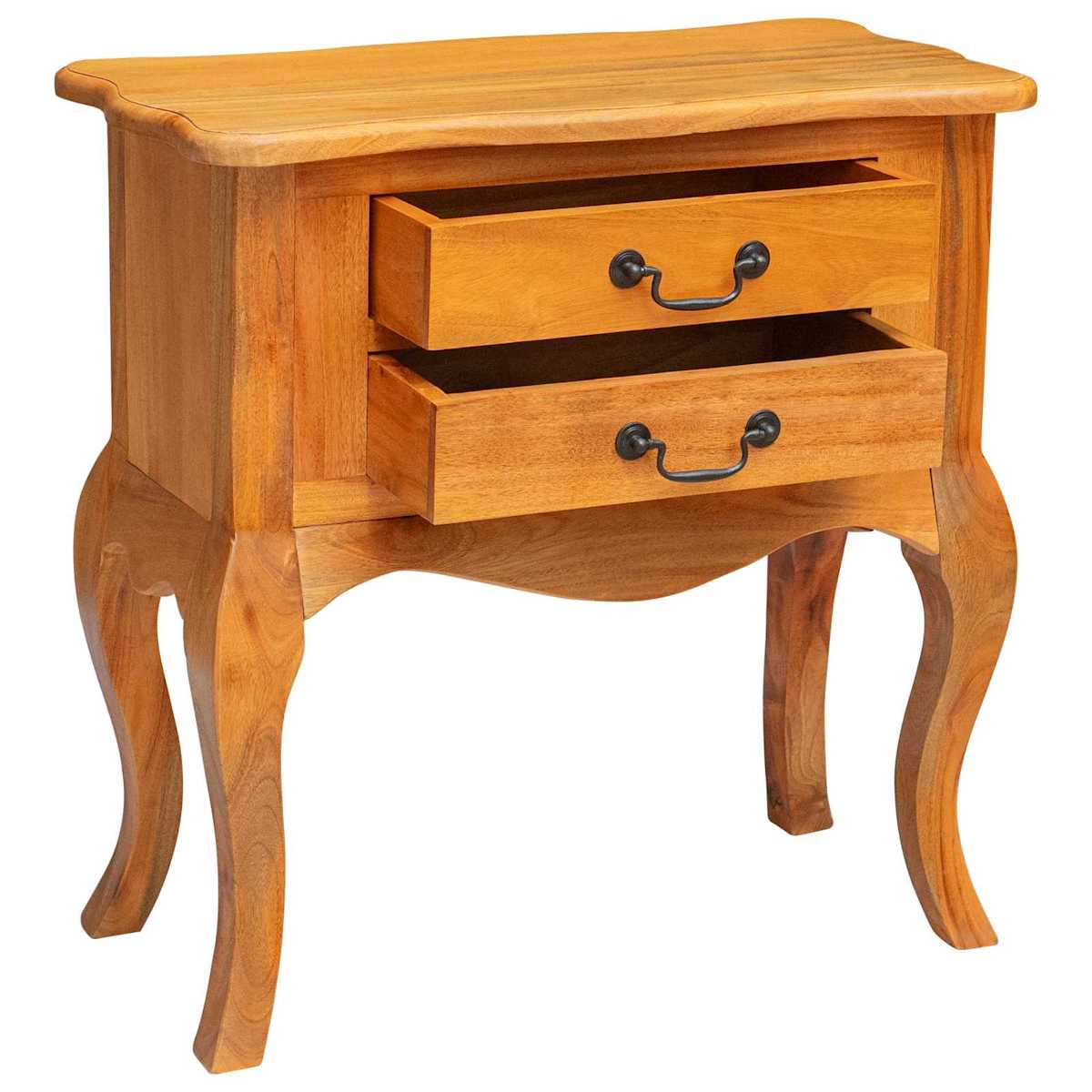 Sidebord Naturfarvet 60,5 x 30 x 61 cm Massiv Mahogni - Billede 4