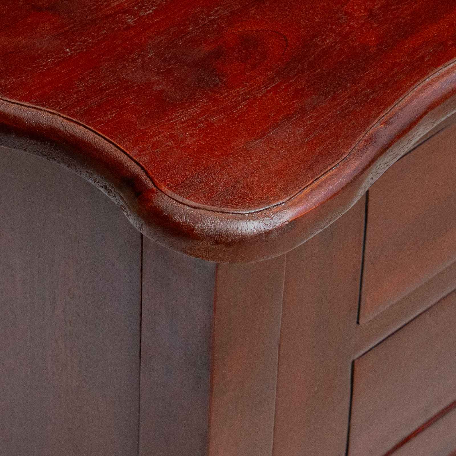 Bijzettafel Bruin 60,5 x 30 x 61 cm Massief Mahoniehout image 10