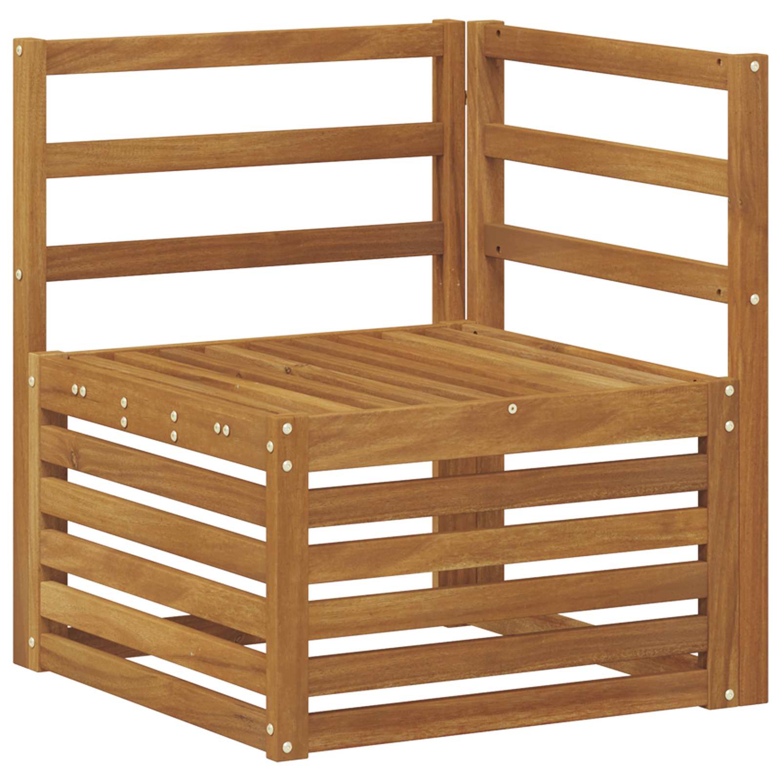 Sedežne garniture 7 pcs Naravna Masiven les akacije - slika 6