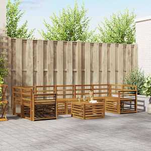 Sedežne garniture Naravna Masiven les akacije