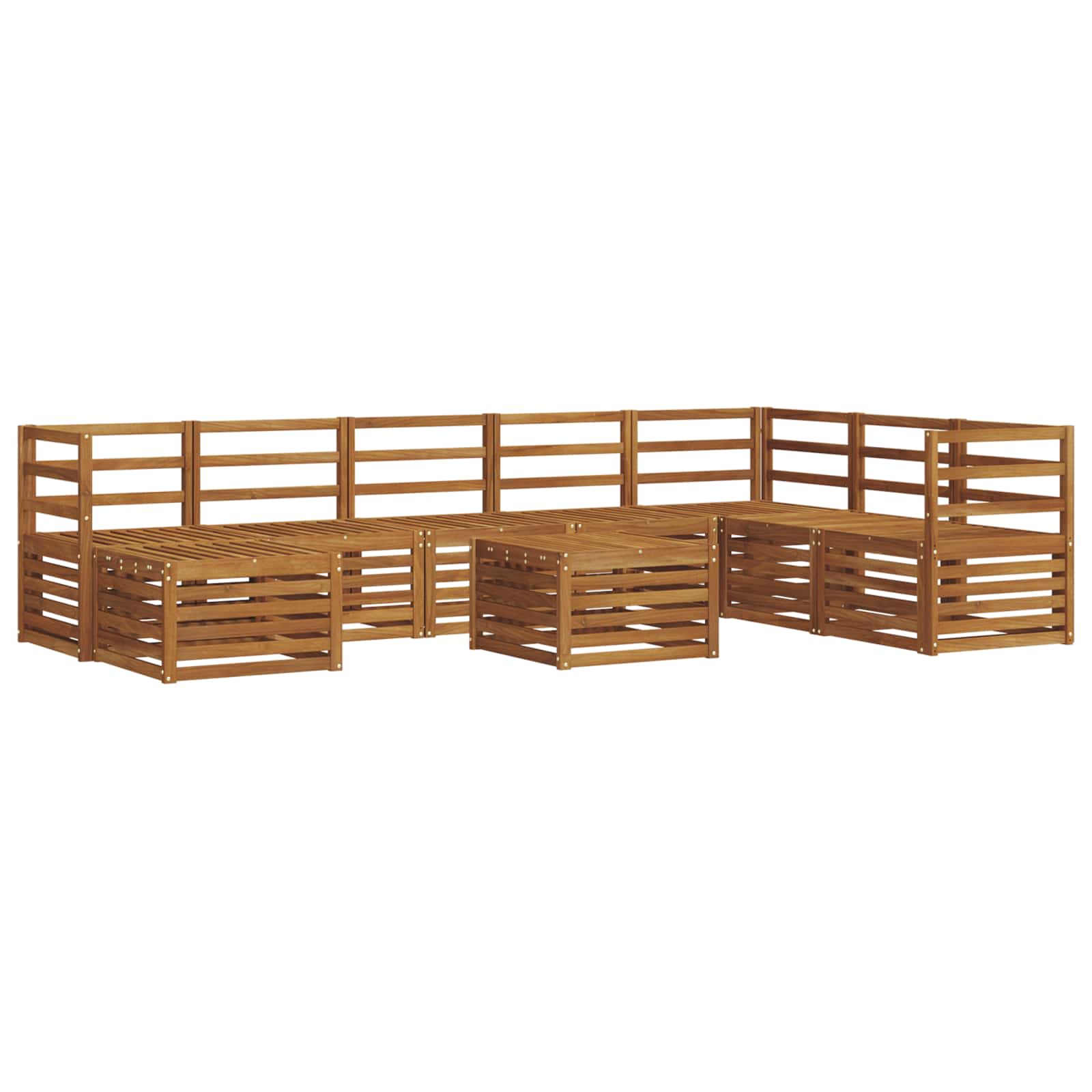 Sofa-Sets Naturel Massief Acaciahout image 2