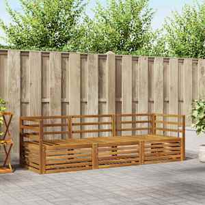 Zunanja garnitura za sedenje 3 pcs Naravna Masiven les akacije