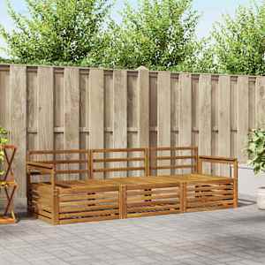 Zunanja garnitura za sedenje 3 pcs Naravna Masiven les akacije