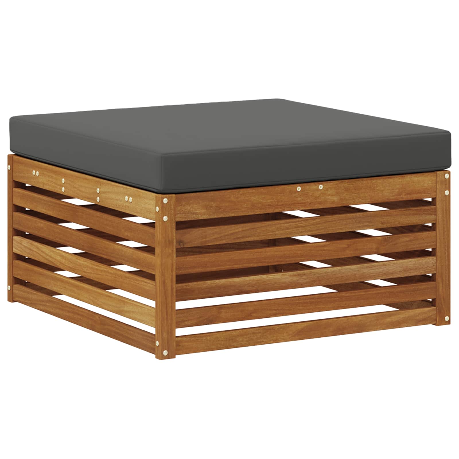 Zunanja garnitura za sedenje 4 pcs Naravna in antracitna - slika 4