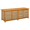 vidaXL Aia Salvestuskast 185 L Tugev akatsiapuu 150 x 50 x 56 cm Beež