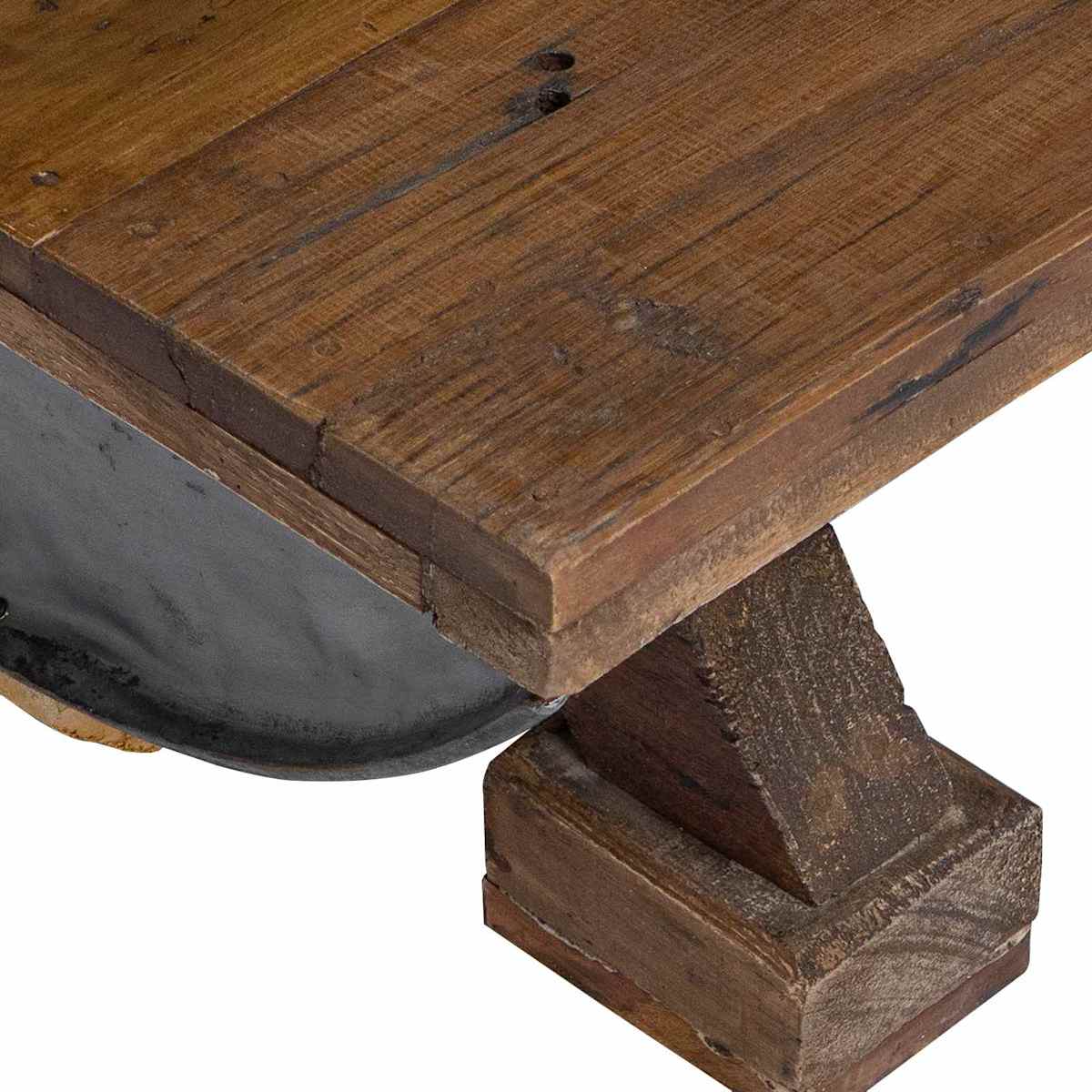 Sofabord Naturfarvet 90 x 50 x 35 cm træ - Billede 8