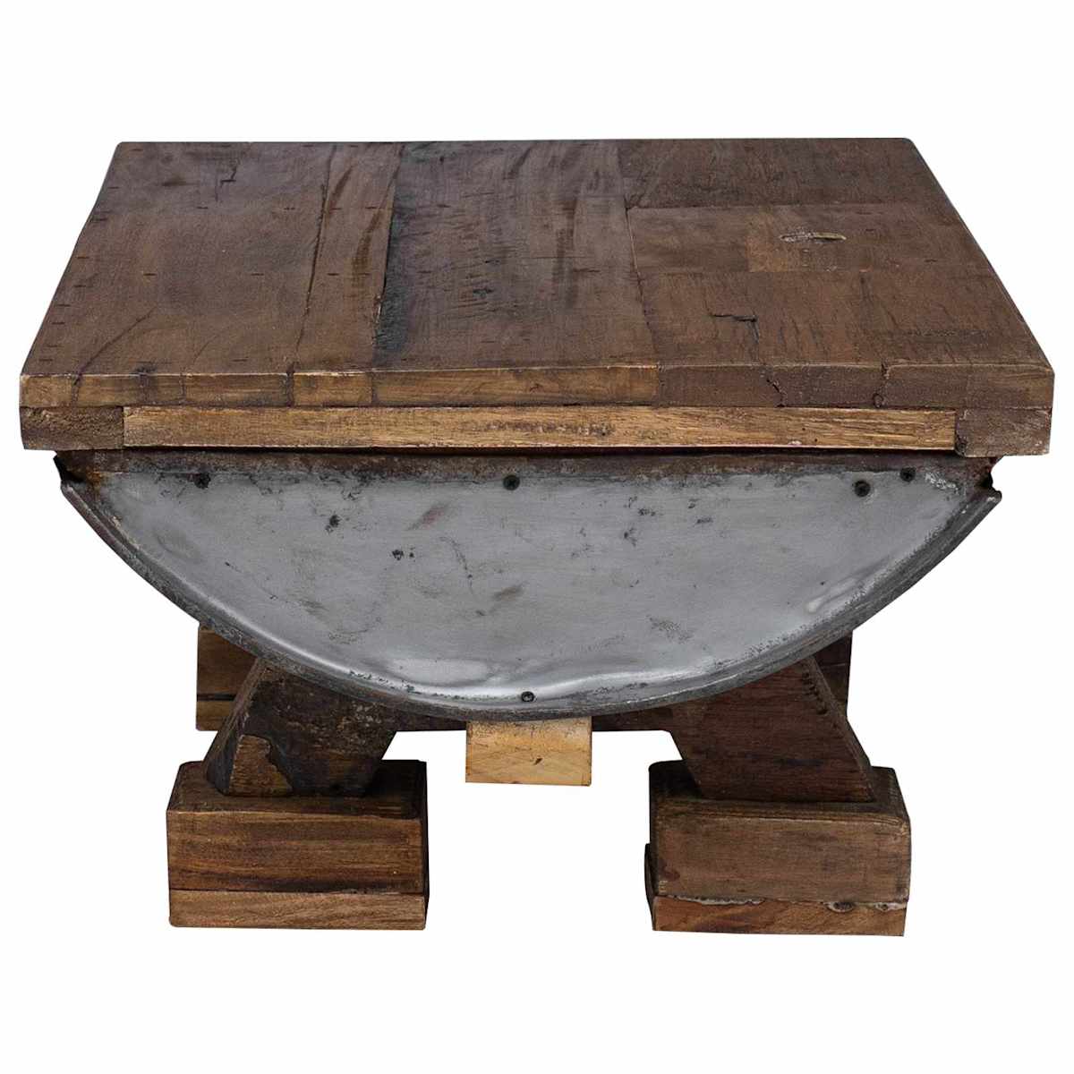 Sofabord Naturfarvet 90 x 50 x 35 cm træ - Billede 5