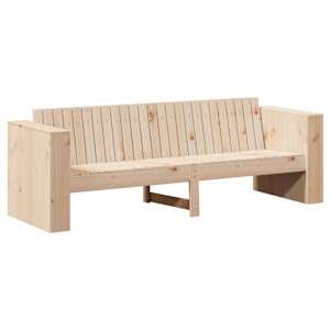 Zahradní sofa Přírodní 185,5 x 60 x 62 cm Masivní borové dřevo - obrázek 2