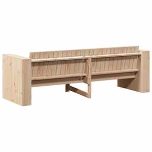 Zahradní sofa Přírodní 185,5 x 60 x 62 cm Masivní borové dřevo - obrázek 6