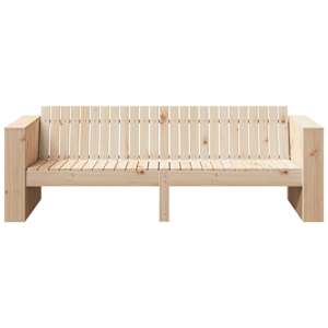 Zahradní sofa Přírodní 185,5 x 60 x 62 cm Masivní borové dřevo - obrázek 4