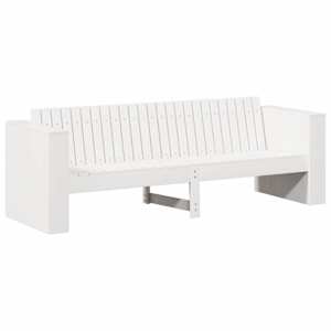 Zahradní sofa Bílá 185,5 x 60 x 62 cm Masivní borové dřevo - obrázek 2