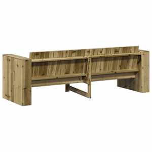Zahradní sofa Hnědá 185,5 x 60 x 62 cm Masivní borové dřevo - obrázek 6