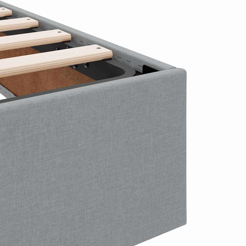 Laos voodi peaga ladustamisega Helehall 120 x 200 cm kangas 33 Kõik vajalik sinu aeda ja koju! Laos voodi peaga ladustamisega Helehall 120 x 200 cm kangas - Image 10