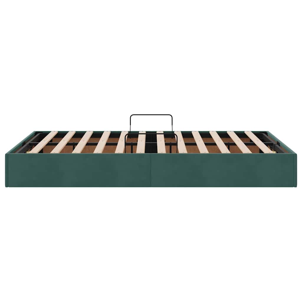 Laos voodi madratsiga peaga Tume rohelise 120 x 200 cm Samet 8 Kõik vajalik sinu aeda ja koju! Laos voodi madratsiga peaga Tume rohelise 120 x 200 cm Samet - Image 8