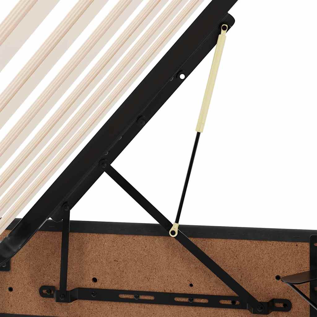 Laos voodi madratsiga peaga Must 140 x 190 cm Samet 11 Kõik vajalik sinu aeda ja koju! Laos voodi madratsiga peaga Must 140 x 190 cm Samet - Image 11