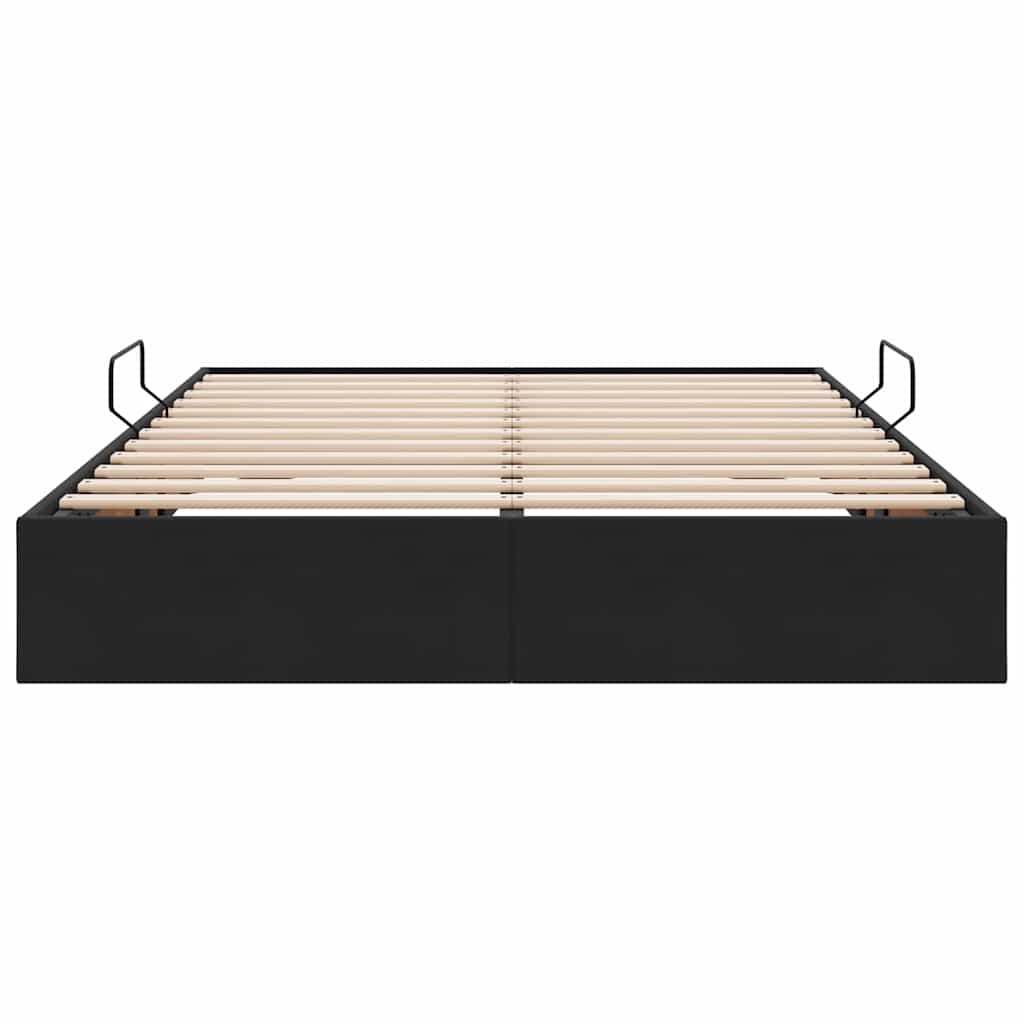 Laos voodi madratsiga peaga Must 140 x 190 cm Samet 7 Kõik vajalik sinu aeda ja koju! Laos voodi madratsiga peaga Must 140 x 190 cm Samet - Image 7