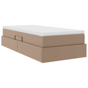 Postel s úložným prostorem a matrací Cappuccino 90 x 200 cm - obrázek 5