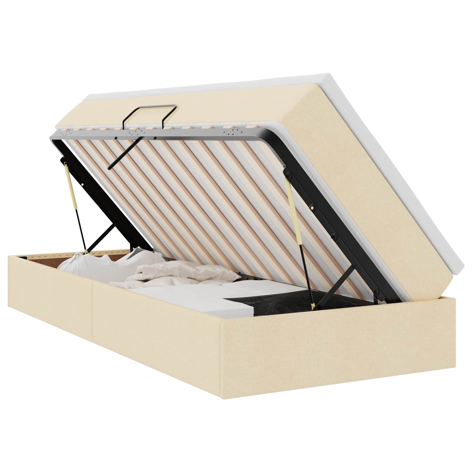 Postelja z dodatnim prostorom za shranjevanje in vzmetnico - slika 2