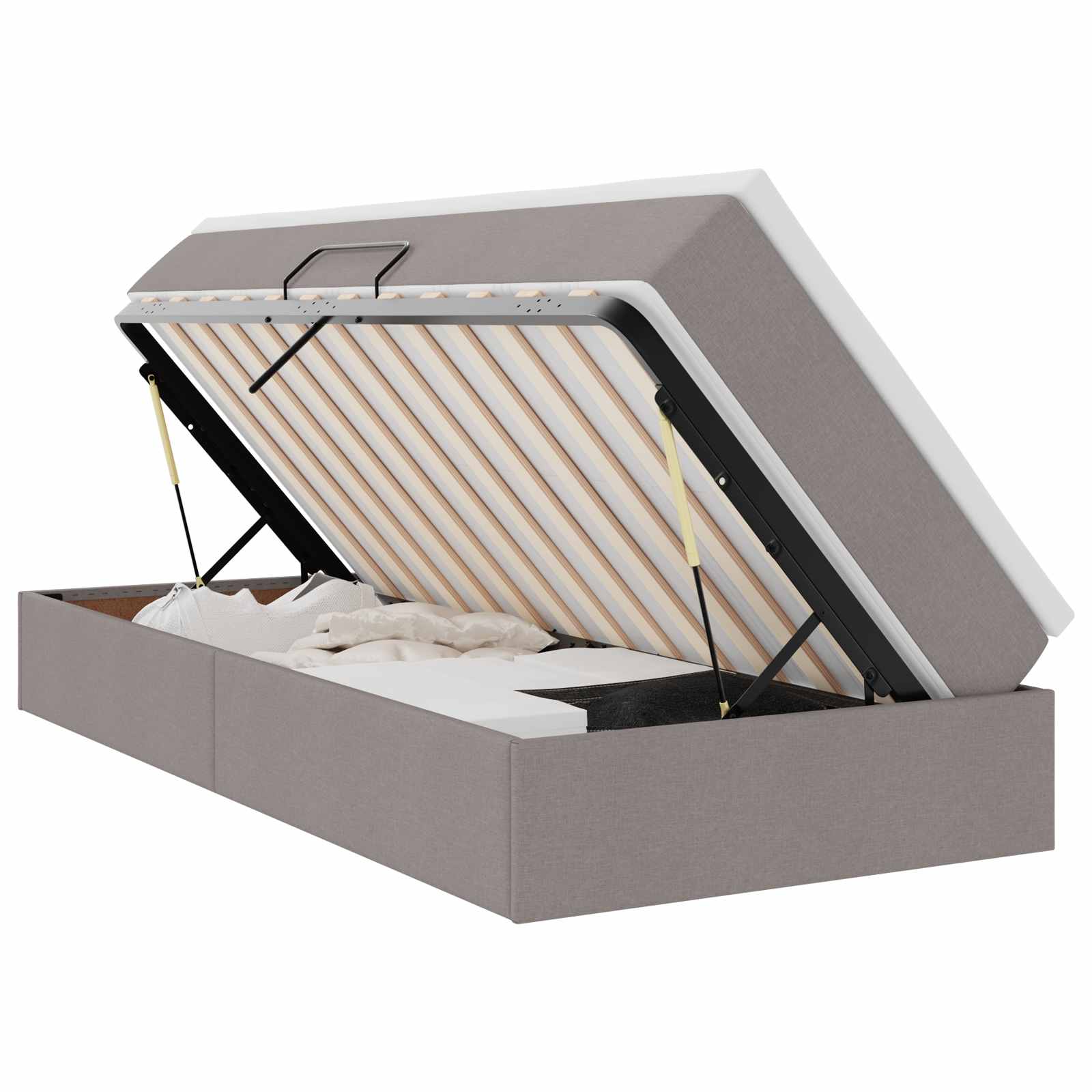 Postelja z dodatnim prostorom za shranjevanje in vzmetnico - slika 2