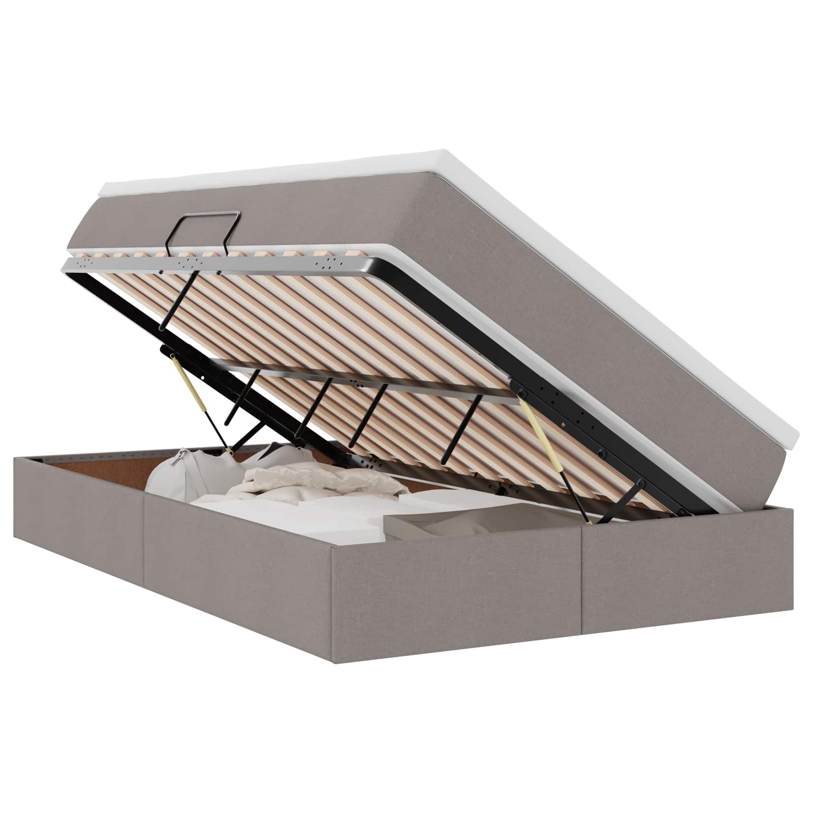 Voodi hoiukohaga ja madratsiga Pruunikashall 120 x 190 cm 2 Kõik vajalik sinu aeda ja koju! Voodi hoiukohaga ja madratsiga Pruunikashall 120 x 190 cm - Image 2