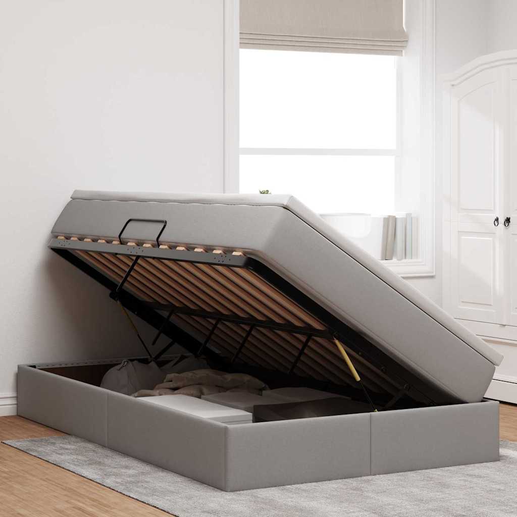 Voodi hoiukohaga ja madratsiga Pruunikashall 120 x 200 cm 4 Kõik vajalik sinu aeda ja koju! Voodi hoiukohaga ja madratsiga Pruunikashall 120 x 200 cm - Image 4