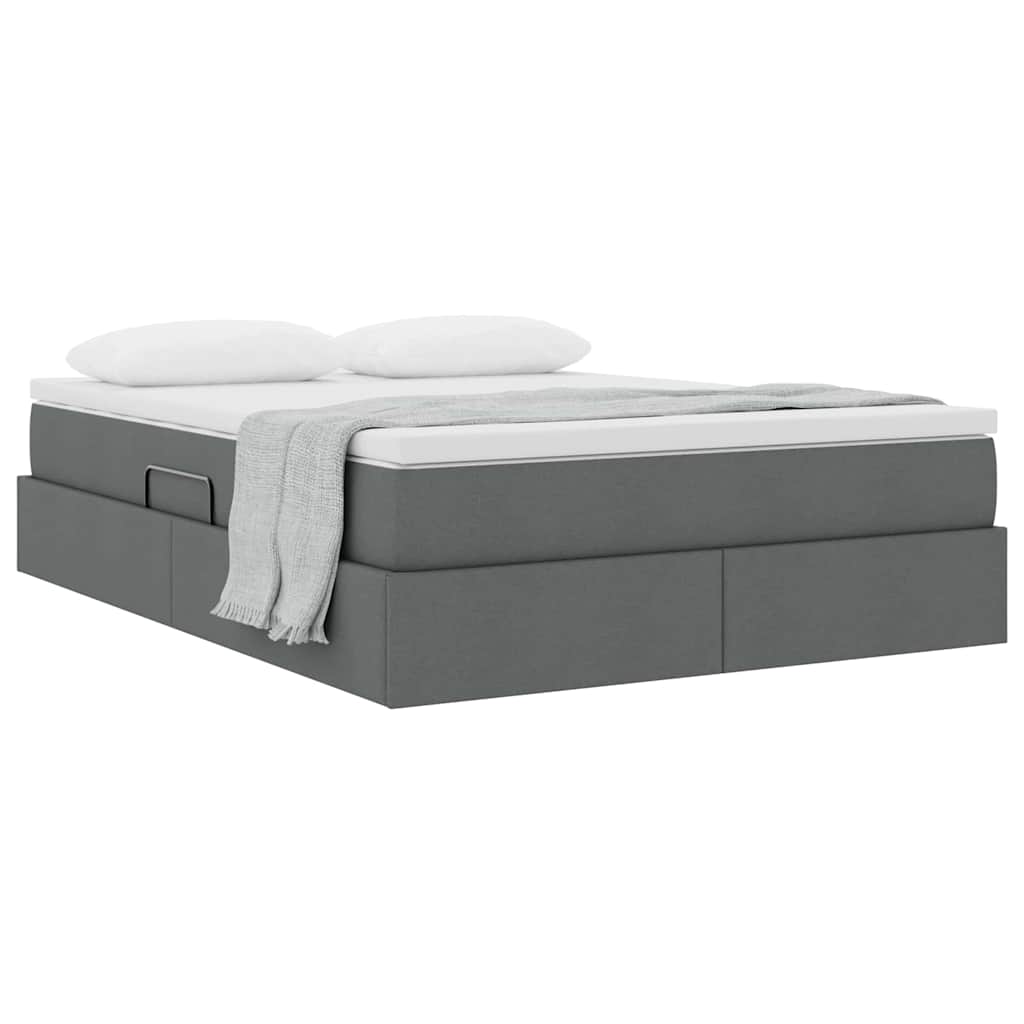 Voodi hoiukohaga ja madratsiga Tumehall 140 x 190 cm Polüester 3 Kõik vajalik sinu aeda ja koju! Voodi hoiukohaga ja madratsiga Tumehall 140 x 190 cm Polüester - Image 3