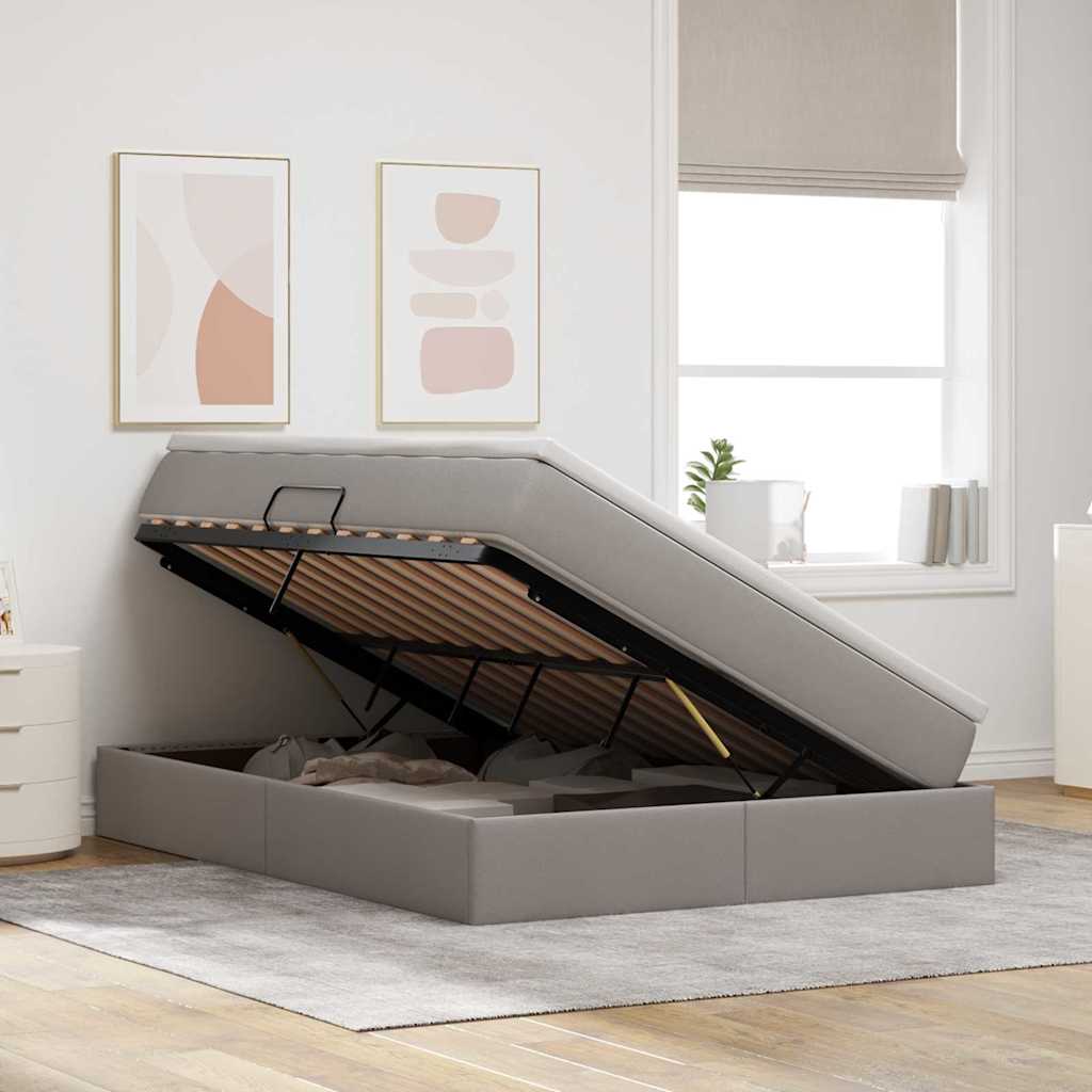 Voodi hoiukohaga ja madratsiga Pruunikashall 140 x 190 cm 4 Kõik vajalik sinu aeda ja koju! Voodi hoiukohaga ja madratsiga Pruunikashall 140 x 190 cm - Image 4